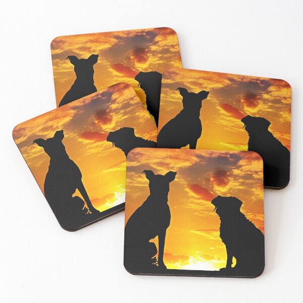 Item preview, Beautiful Sunset and Dogs designed and sold by formylovelydog.