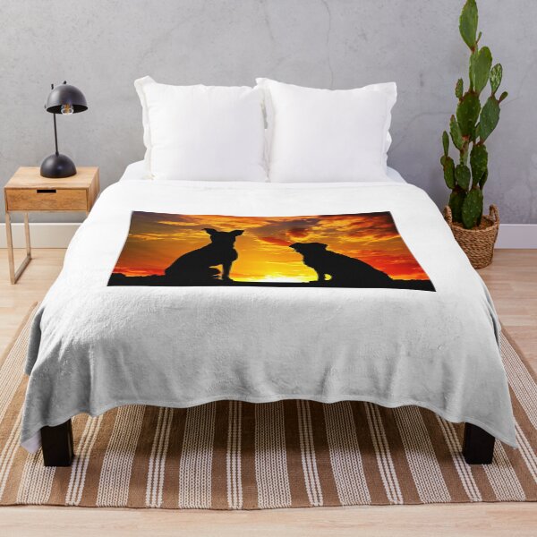 Item preview, Beautiful Sunset and Dogs designed and sold by formylovelydog.