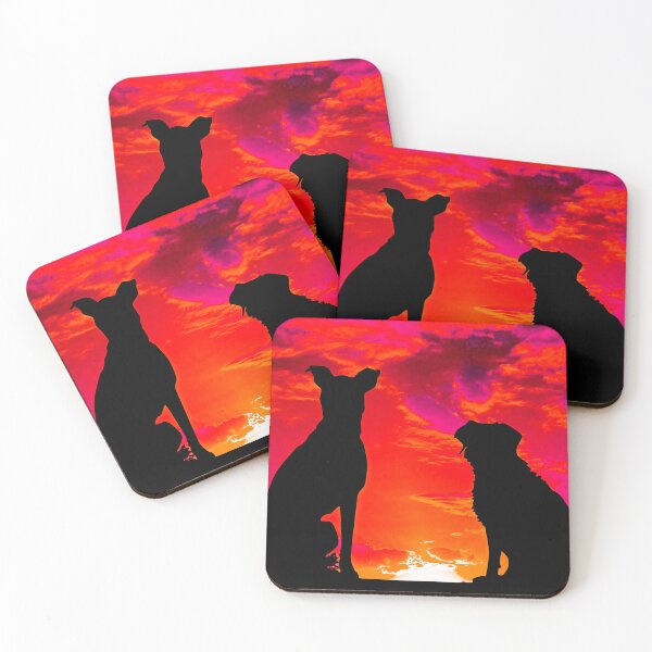 Item preview,  Beautiful Sunset and Dogs designed and sold by formylovelydog.