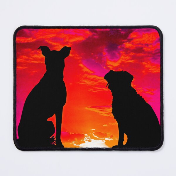 Item preview, Beautiful Sunset and Dogs designed and sold by formylovelydog.