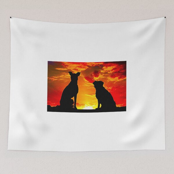 Item preview, Animal Dog Bp Beautiful Sunset and Dogs designed and sold by formylovelydog.