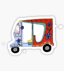 Rickshaw Sticker