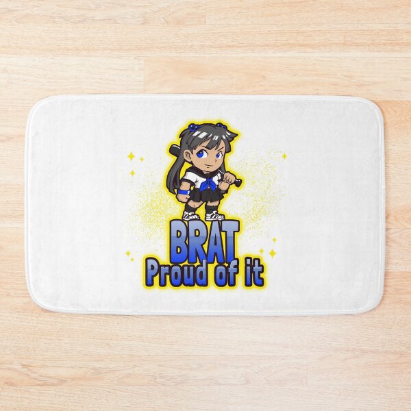 Item preview, BRAT PROUD OF IT CHIBI WHITE BACKGROUND designed and sold by LargeShop.