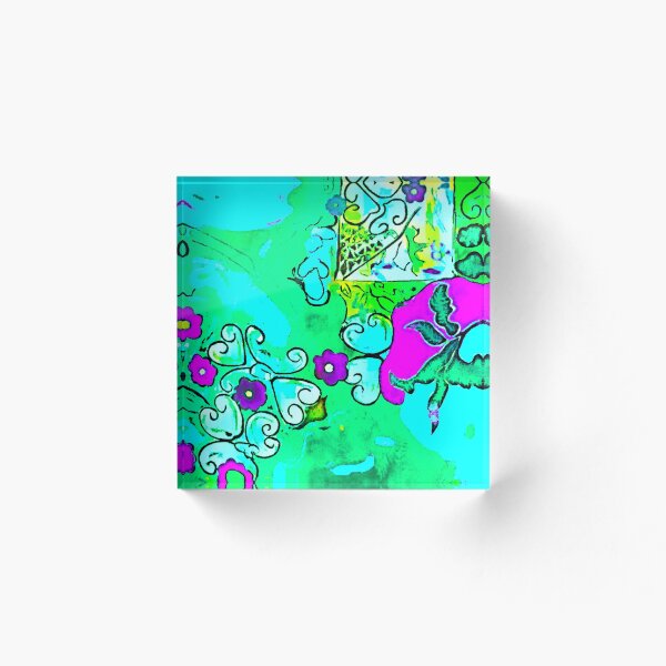 Item preview, 127. Turquoise and Purple patterns. designed and sold by Kattrend.