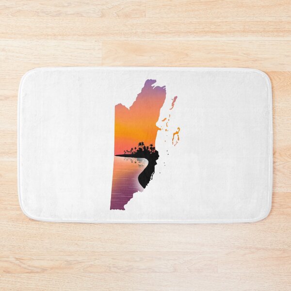 Item preview, Belize map and landscape designed and sold by landscapeworlds.