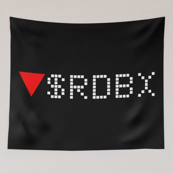 Item preview, Redbox Stock Ticker Red - White Font designed and sold by frankyou.