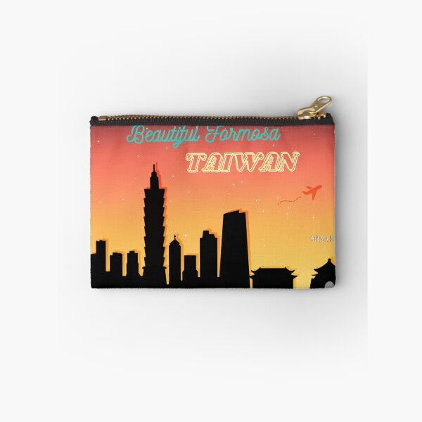 Item preview, Taiwan Taipei Skyline - Gradient Sunset - Taipei 101 - CKS Memorial Hall designed and sold by Trista Designs.