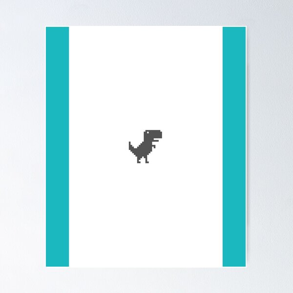 Google Dinosaur Game Wall Art for Sale