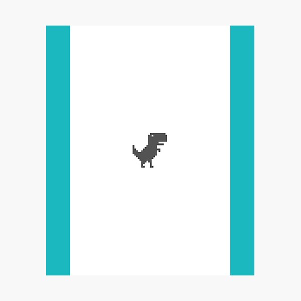 Google Offline Dinosaur Game Photographic Print for Sale by DannyAndCo