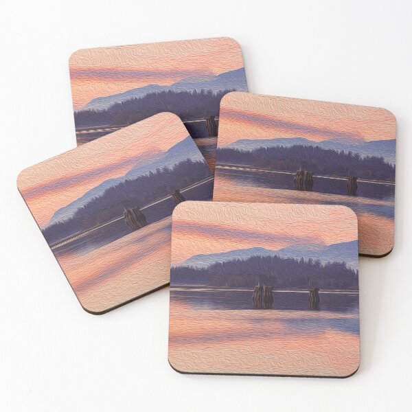 Item preview, Pink Sunset on a Lake  designed and sold by ACC .