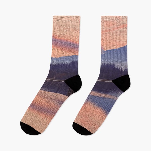 Item preview, Pink Sunset on a Lake  designed and sold by ACC .
