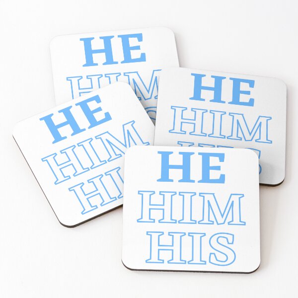 Item preview, He/Him/His Pronouns designed and sold by CJ Vanderbeek.