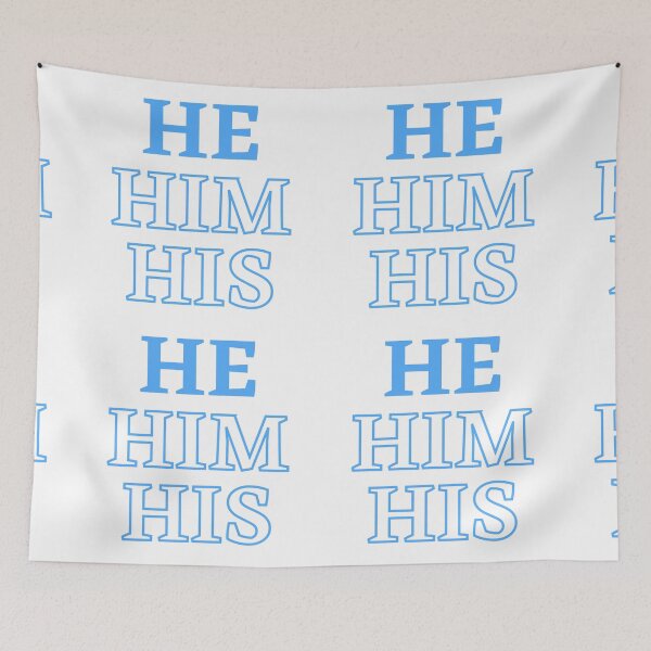 Item preview, He/Him/His Pronouns designed and sold by CJ Vanderbeek.