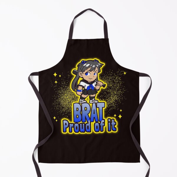 Item preview, BRAT PROUD OF IT CHIBI BLACK BACKGROUND designed and sold by LargeShop.