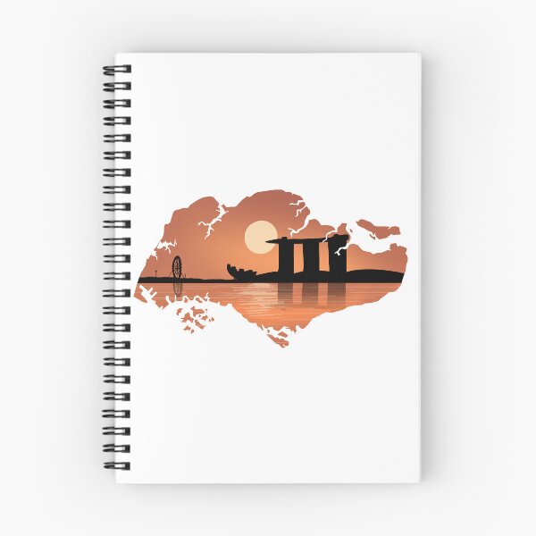 Item preview, singapore map and landscape designed and sold by landscapeworlds.