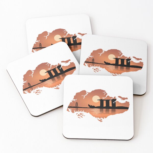 Item preview, singapore map and landscape designed and sold by landscapeworlds.