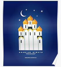 Literary Classics Illustration Series: Arabian Nights Poster