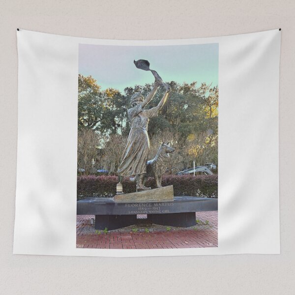 Item preview, The Waving Girl Savannah Georgia designed and sold by LisaWootenPhoto.