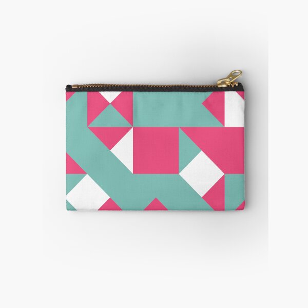 Item preview, Cerise Pink, Royal Blue & Blue (Munsell) Abstract Pattern designed and sold by patternplaten.