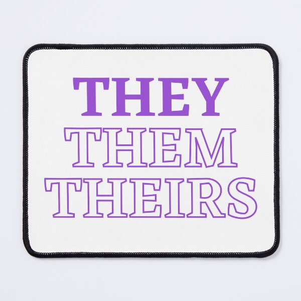 Item preview, They/Them/Theirs Pronouns designed and sold by CJ Vanderbeek.