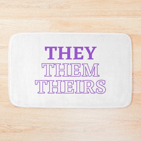 Item preview, They/Them/Theirs Pronouns designed and sold by CJ Vanderbeek.