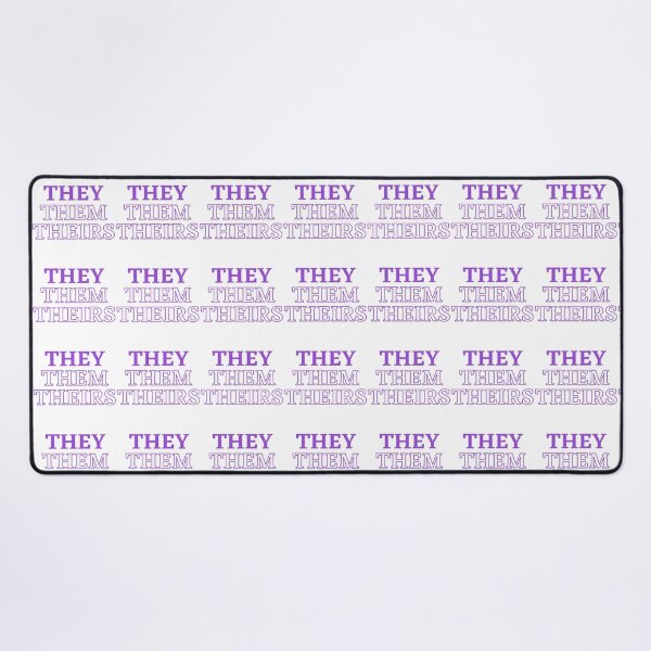 Item preview, They/Them/Theirs Pronouns designed and sold by CJ Vanderbeek.