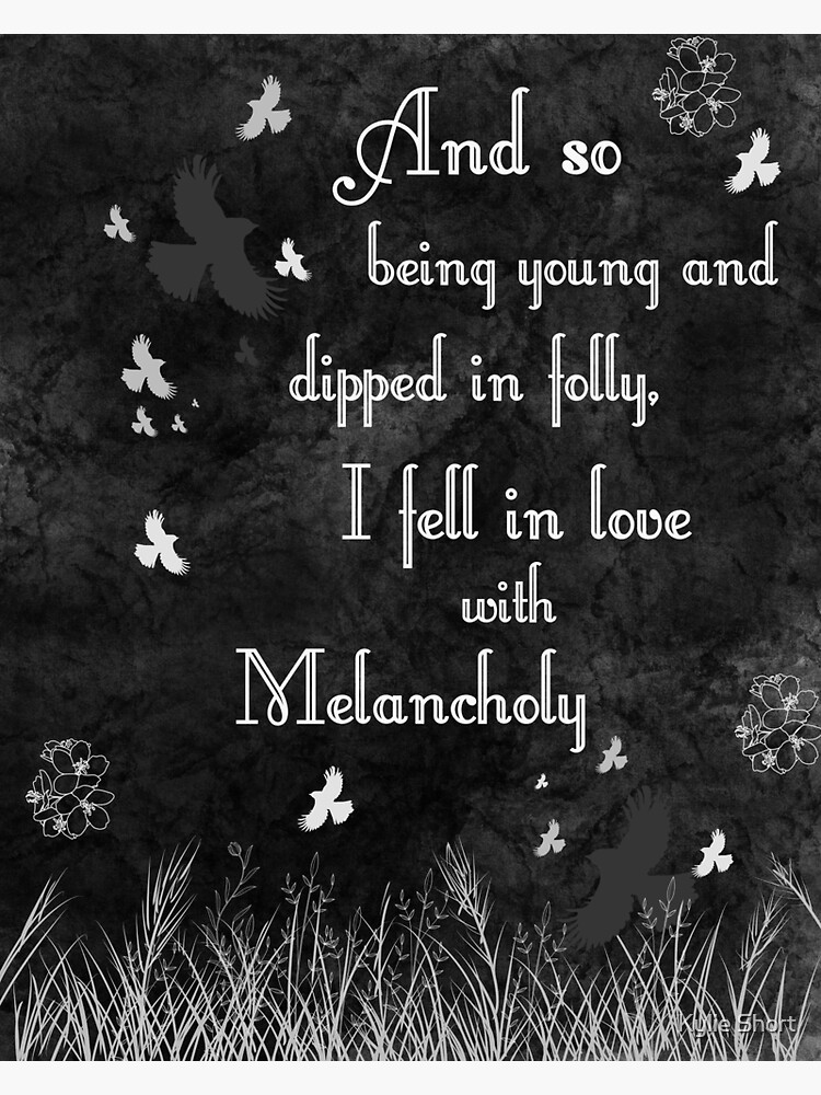 "Melancholy Edgar Allan Poe" Sticker by dorkvader Redbubble