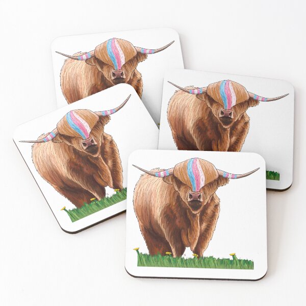 Item preview, Transgender Highland Cattle Trans Cow designed and sold by kylepeterart.