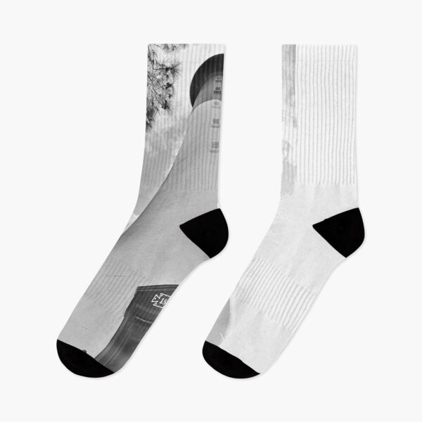 Item preview, Looking Up Hunting Island Lighthouse Black And White designed and sold by LisaWootenPhoto.