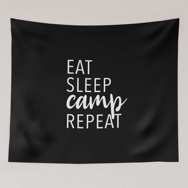 Item preview, Eat Sleep Camp Repeat | Love Camping | Great Outdoors designed and sold by grandlovely.