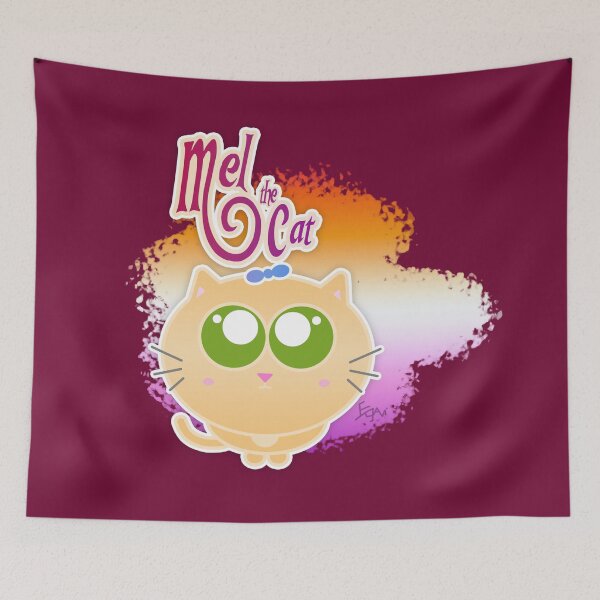Item preview, Mel the Cat Lesbian Pride designed and sold by elisagavi.