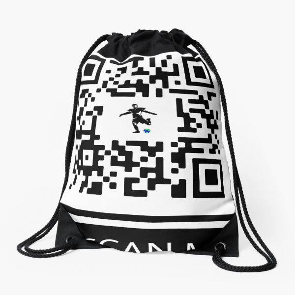 Oh Hi There - QR Code Kickers Of Earth Drawstring Bag