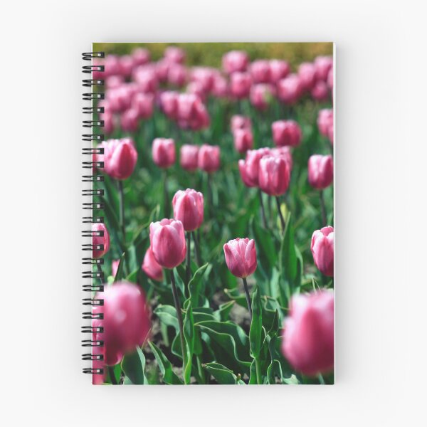 Item preview, Purple tulips on flower bed designed and sold by olena2552.