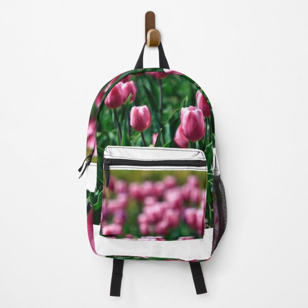 Item preview, Purple tulips on flower bed designed and sold by olena2552.
