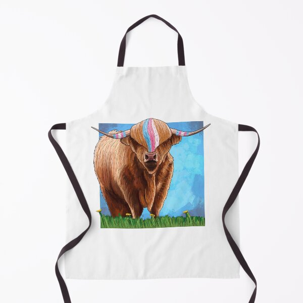 Item preview, Transgender Highland Cattle Trans Cow designed and sold by kylepeterart.