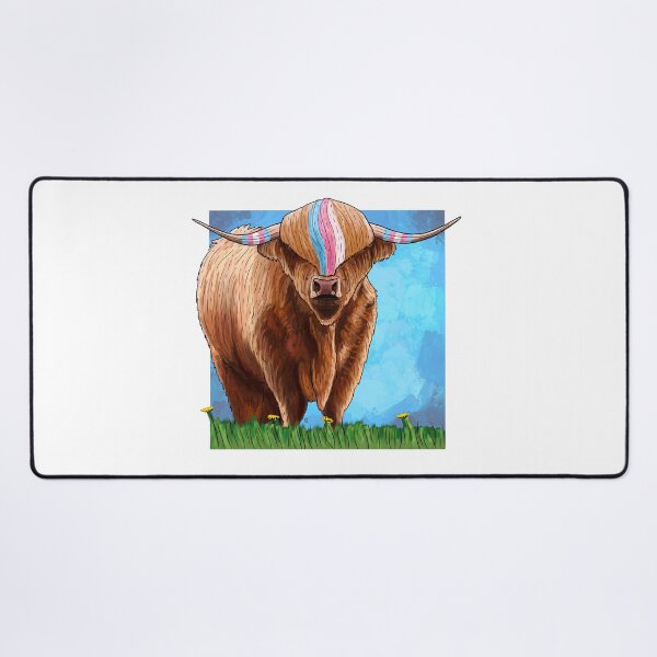 Item preview, Transgender Highland Cattle Trans Cow designed and sold by kylepeterart.