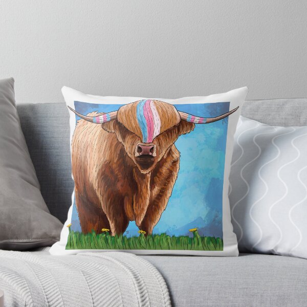 Item preview, Transgender Highland Cattle Trans Cow designed and sold by kylepeterart.