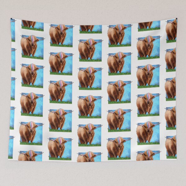 Item preview, Transgender Highland Cattle Trans Cow designed and sold by kylepeterart.