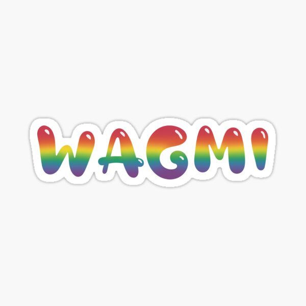 Aperçu de l'œuvre WAGMI (Nous allons tous y arriver) Rainbow créée et vendue par MJ Koldewyn.