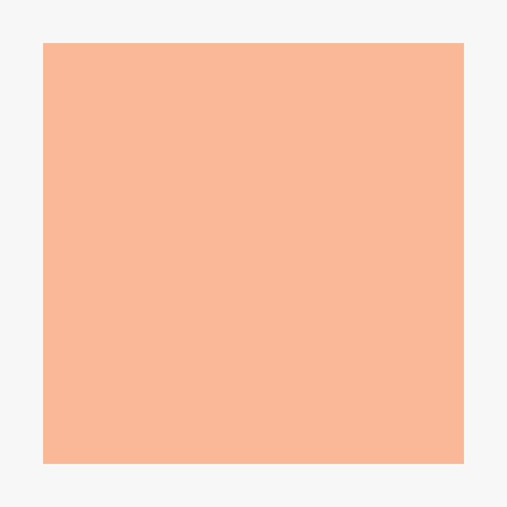 Peach-Orange Solid Color