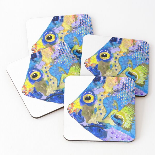 Item preview, Tropical Fish Art Fishy Angel Fish designed and sold by Sharon Cummings Art.