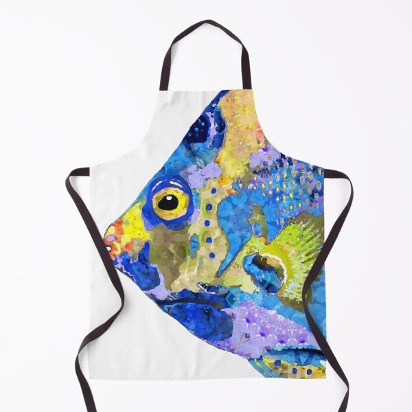 Item preview, Tropical Fish Art Fishy Angel Fish designed and sold by Sharon Cummings Art.