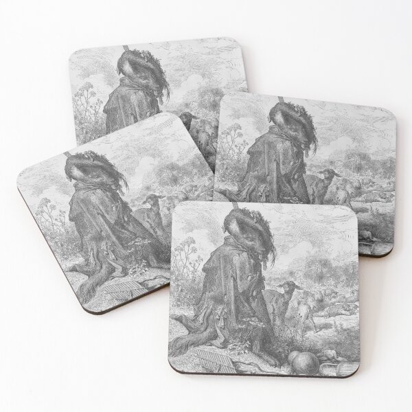 Item preview, The Wolf who played Shepher, La Fontaine's Fables (1868) - Gustave Doré designed and sold by SALON DES ARTS.
