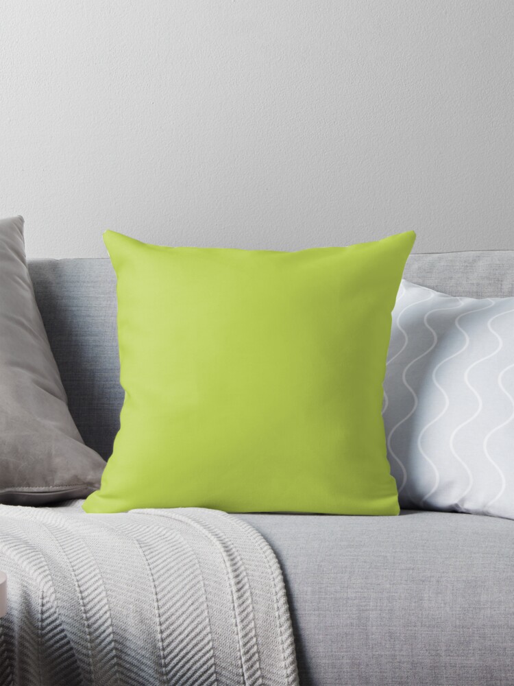 Neon green pillows sale