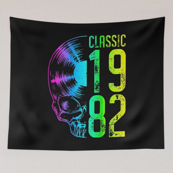 Item preview, Classic 1982 Vintage Vinyl Record Lover Gothic Skull LP designed and sold by GrandeDuc.