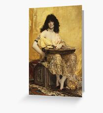 Henri Regnault - Salome Grußkarte