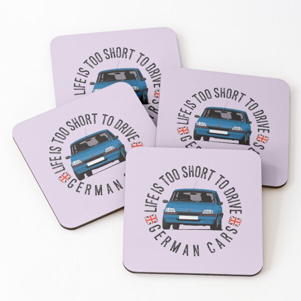 Item preview, Life is too short to drive German cars - Rover Metro - blue designed and sold by knappidesign.