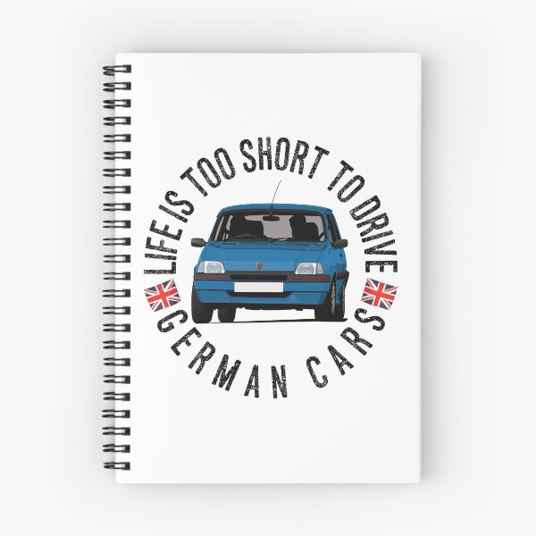 Item preview, Life is too short to drive German cars - Rover Metro - blue designed and sold by knappidesign.