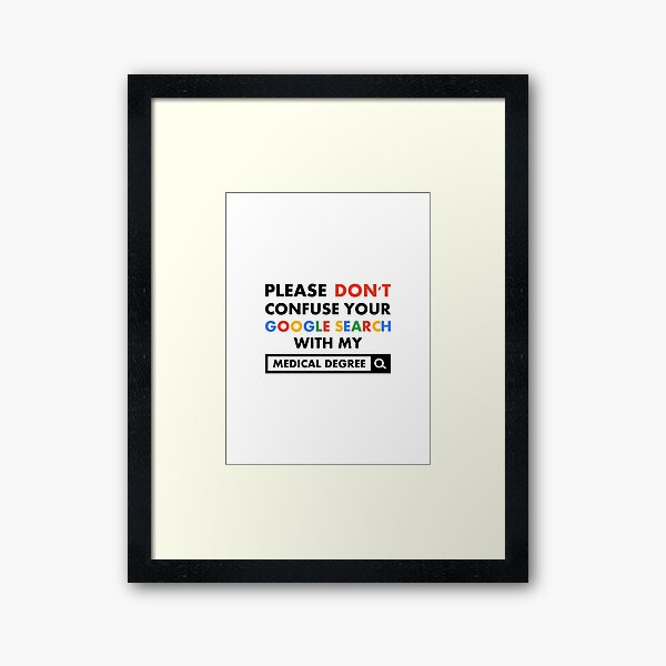 Medical Degree Framed Art Print