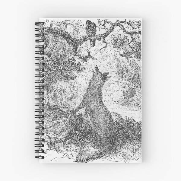 Item preview, The Fox and the Crow, La Fontaine's Fables (1868) - Gustave Doré designed and sold by SALON DES ARTS.